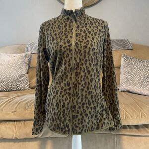 Old Navy leopard fleece